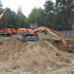 В поселке Явас продолжается строительство храма
